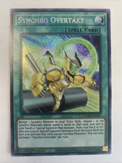 Synchro Overtake DAMA-EN067 Secret Rare Near Mint Yugioh - Image 1