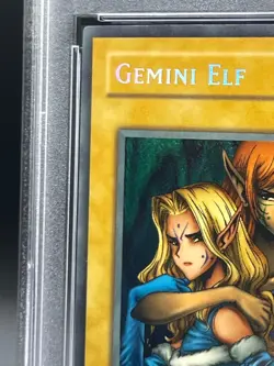 NEW CERT! 💎 Yugioh Gemini Elf LON-000 Labyrinth of Nightmare-Unlimited Edition - Image 3