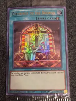 Yugioh Offerings To The Doomed LART-EN017 Ultra Rare Lost Art Promo Sealed - Image 1