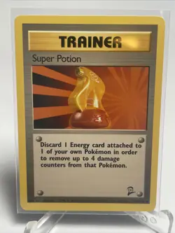 Pokemon WOTC Super Potion 117/130 Base Set 2 Uncommon NM - Image 2