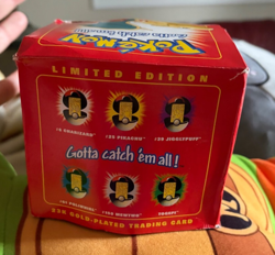 Pokemon Limited Edition 23K Gold Plated Trading Card - Damaged Box w/sealed COA - Image 3