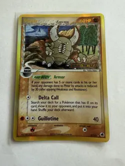 Pinsir (Delta Species) 9/101 Dragon Frontiers Stamped Reverse Holo Pokemon NM/LP - Image 2