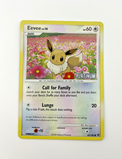 Pokemon - Eevee Platinum - 62/100 Burger King Promo Reverse Holo **LP** 2008 - Image 5