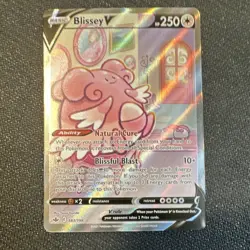 Pokemon Blissey V Full Art Ultra Rare Holo 183/198 Chilling Reign 250 HP - Image 1