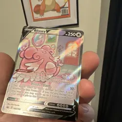 Pokemon Blissey V Full Art Ultra Rare Holo 183/198 Chilling Reign 250 HP - Image 3