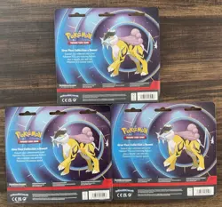 Pokemon Mega Evolution Phantasmal Flames Blister Raikou New Factory Sealed x3 - Image 4