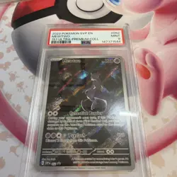 PSA 9 Mewtwo Black Star Promo #52 Pokemon 151 ENGLISH 2023 Scarlet & Violet - Image 1