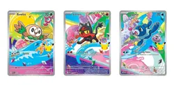 Pokemon Alola: Rowlet, Litten, Popplio TCG First Partner Illustration Series 1 - Image 1