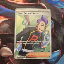 Pokemon TCG Team Rocket's Petrel 226/182 Destined Rivals Full Art Ultra Rare NM - Image 1