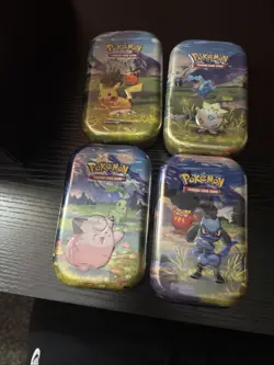 Pokemon TCG Mega Evolution Ascended Heroes Mini Tin - New Sealed - Lot of 4 tins - Image 1