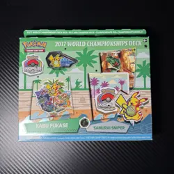 Pokemon Tech 2017 World Championships Deck (Kabu Fukase, Samurai Sniper) Sealed - Image 1