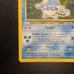 Pokemon Vintage Holo Azumarill Neo Genesis 2/111 WotC Swirl 2000 - Image 5