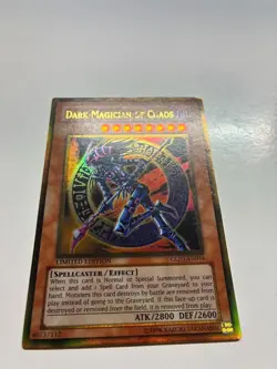 USA Seller Yugioh Dark Magician of Chaos GLD1-EN016 Limited Edition Gold Rare LP - Image 2