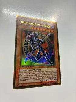 USA Seller Yugioh Dark Magician of Chaos GLD1-EN016 Limited Edition Gold Rare LP - Image 3