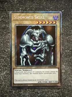 CARTE YU-GI-OH! SUMMONED SKULL RA03-EN086 PSR NEUF ENGLISH - Image 1