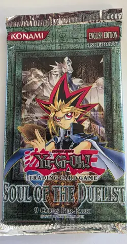 1996 Yugioh Soul Of The Duelist 1st Edition English Unopened Pack - Image 4