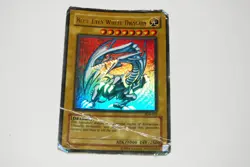 YuGiOh TCG: Blue-Eyes White Dragon SDK-001 - Very Heavily Played - Image 1