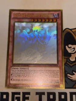 Gorz the Emissary of Darkness GLD5-EN024 Ghost/Gold Rare Limited Ed Yu-Gi-Oh - Image 2