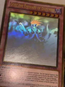 Gorz the Emissary of Darkness GLD5-EN024 Ghost/Gold Rare Limited Ed Yu-Gi-Oh - Image 3