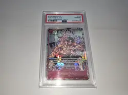 2023 ONE PIECE OP02-PARAMOUNT WAR MANGA ALTERNATE ART #013 PORTGAS D. ACE PSA 10 - Image 1