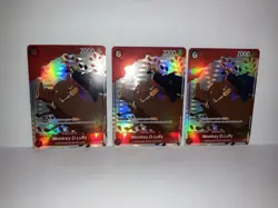 Monkey.D.Luffy (Gift Collection 2023) P-001 One Piece Promotion Foil X3 Lot - Image 1