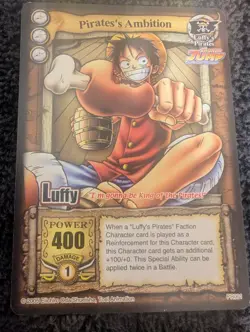 One Piece CCG The Quest Begins Pirate’s Ambition Luffy PR001 Shonen Jump Promo - Image 5