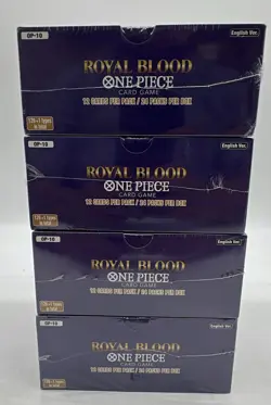 Lor of (4) One Piece TCG OP-10 Royal Blood Booster Boxes SEALED ENGLISH - Image 4