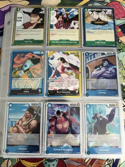 One Piece TCG OP14 The Azure Sea’s Seven OP001-120 Set English Complete plus SEC - Image 5