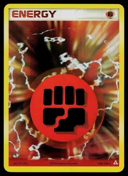 Pokemon Card - Fighting Energy Holon Phantoms 110/110 Holo Rare - Image 1