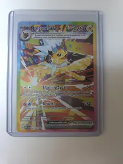 Pokemon TCG Jolteon EX Prismatic Evolutions Card 153/131 Fresh NM Condition - Image 1