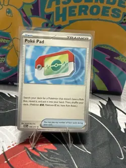 Pokemon Poke Pad Trainer Item Ascended Heroes 198/217 Regular Card - Image 1