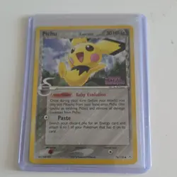 Pichu 76/110 Holon Phantoms Reverse Holo Common 50 HP Basic English Pokemon Card - Image 1