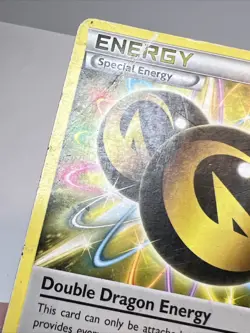 DAMAGED Double Dragon Energy Regular/Non-Holo XY Roaring Skies Pokemon Card - Image 3