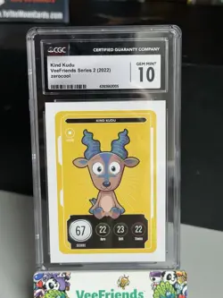 VeeFriends Series 2 Core Card Kind Kudu CGC 10 zerocool GOO - Image 1