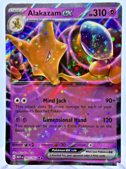 Alakazam ex 65/165 Scarlet & Violet 151 Double Rare Pokemon Card NM - Image 1