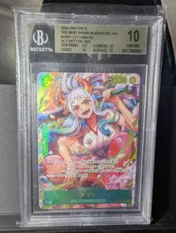 ONE PIECE CARD GAME JPN Yamato (Alt Art) OP01-121 SEC The Best 2024 BGS 10 - Image 1