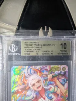 ONE PIECE CARD GAME JPN Yamato (Alt Art) OP01-121 SEC The Best 2024 BGS 10 - Image 2