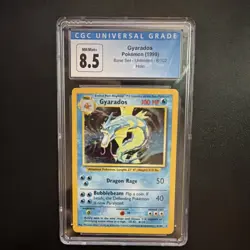 Gyarados Base Set Unlimited CGC 8.5 Holo Rare Pokemon Card 6/102 1999 English - Image 1