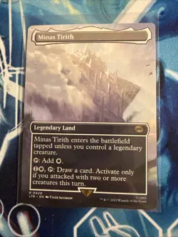 [1x] Minas Tirith (0420) - Foil - Borderless Near Mint, English Lord of the Ring - Image 1