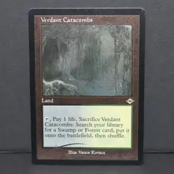 Verdant Catacombs - Etched Foil Retro Frame - MTG Modern Horizons 2 - NM - Image 1