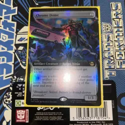 Chrome Dome Mtg TMNT Borderless Foil - Image 1