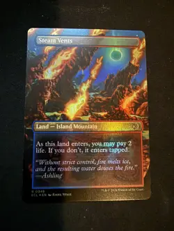 Steam Vents (Borderless) Lorwyn Eclipsed Foil - Image 1