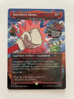 MTG Knuckles's Gloves - The Reaver Cleaver RAINBOW FOIL 2095 SLD - Image 1