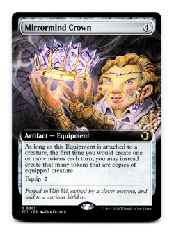 Mirrormind Crown (Extended Art) - [Lorwyn Eclipsed] Magic - MTG ECL 0381 NM - Image 1