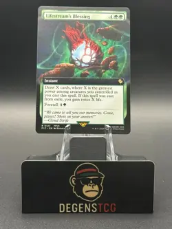 Lifestream's Blessing 0122 Extended Art Commander Final Fantasy Regular non foil - Image 1