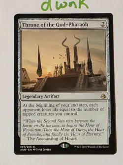 Throne of the God-Pharaoh R Amonkhet #237 NM - MTG - Magic the Gathering - Image 1
