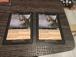 Rain of Filth x2 MTG Urza's Saga Magic Excellent Light Play EX LP - Image 1