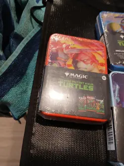 Magic The Gathering Teenage Mutant Ninja Turtles 3-Play Booster Tin Lot of 5 - Image 4