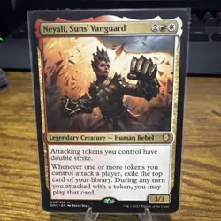 MTG Neyali, Suns' Vanguard [Phyrexia: All Will Be One Commander] Foil Near Mint - Image 1