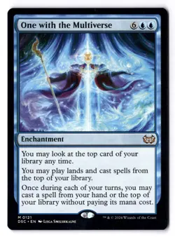 One With The Multiverse NM* Duskmourn ENGLISH 0121 mtg -UnltdCards - Image 1